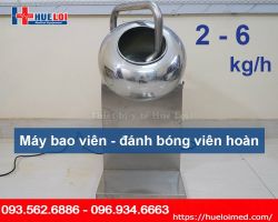 Máy bao viên đánh bóng viên thuốc đông y