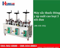 Máy sắc thuốc bắc áp suất cao loại 3 nồi đun