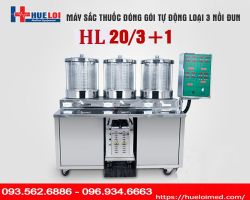 Máy sắc thuốc đóng gói tự động loại 3 nồi đun