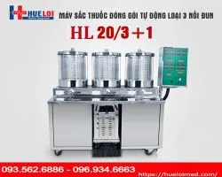 Máy sắc thuốc đóng gói tự động loại 3 nồi đun