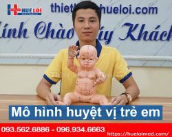 Mô hình thực hành châm cứu trên trẻ em