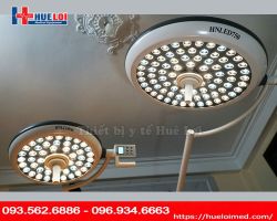 Đèn mổ treo trần 2 nhánh LED 750/550