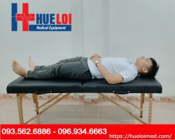 Giường massage trị liệu gấp gọn chân gỗ HL3