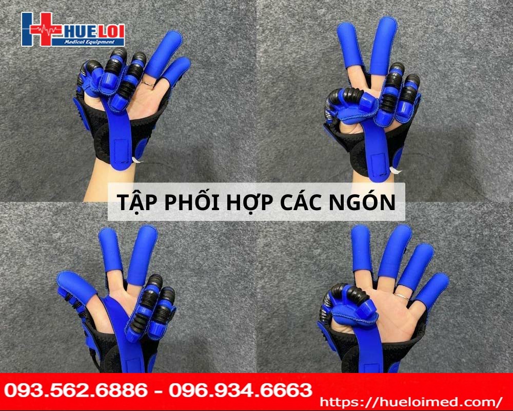 Thiến bị tập ngón tay và cánh tay