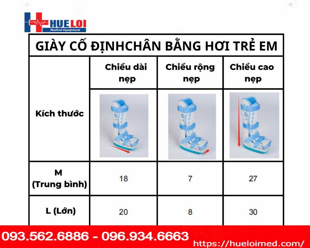 Các lựa chọn giày cố định chân bằng hơi