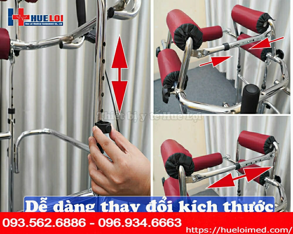 Khung tập đứng và tập đi phục hồi chức năng