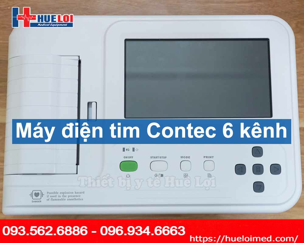 Máy điện tim 6 kênh Contec-600G