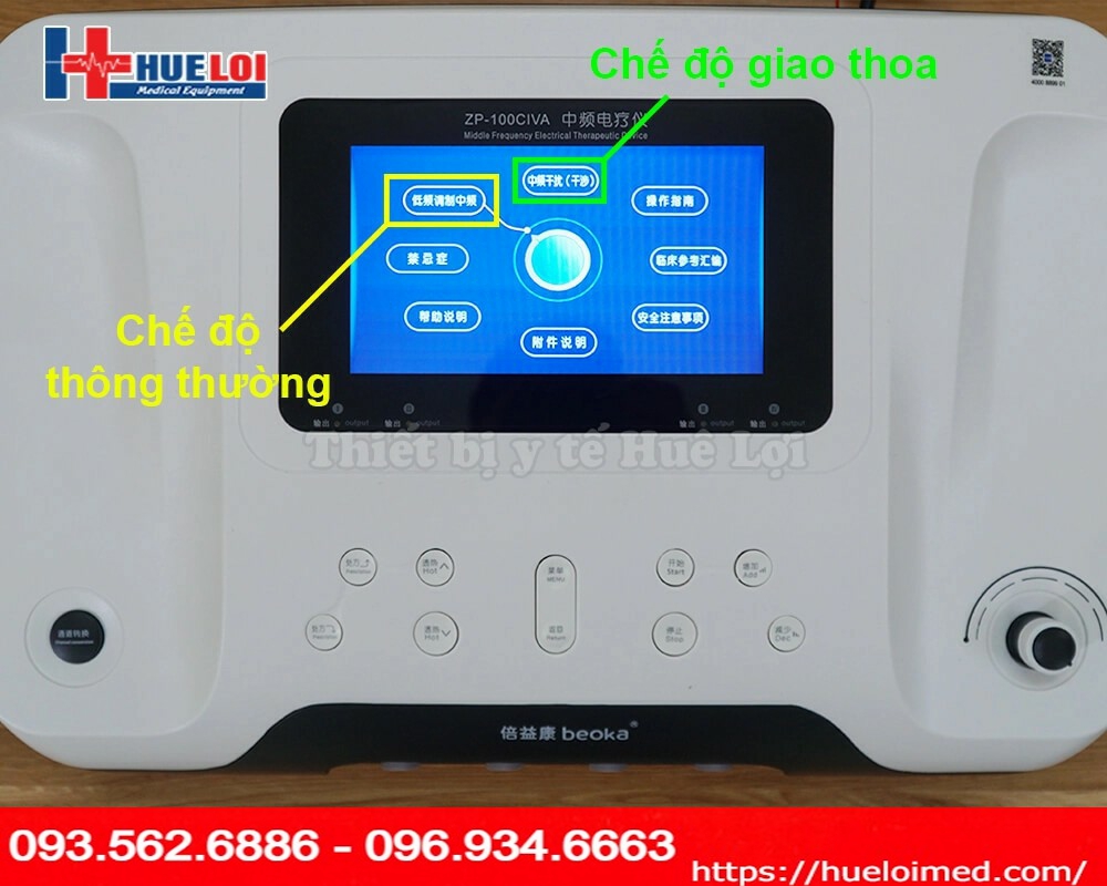 MÁY ĐIỆN XUNG CAO CẤP BẸOKA ZP-100CIVA