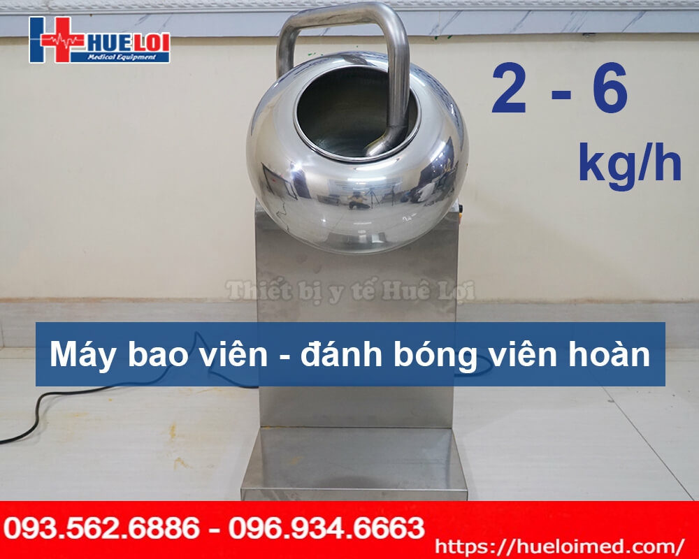 Máy bao viên đánh bóng viên thuốc đông y