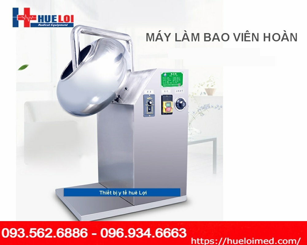 Máy bao viên đánh bóng viên thuốc đông y