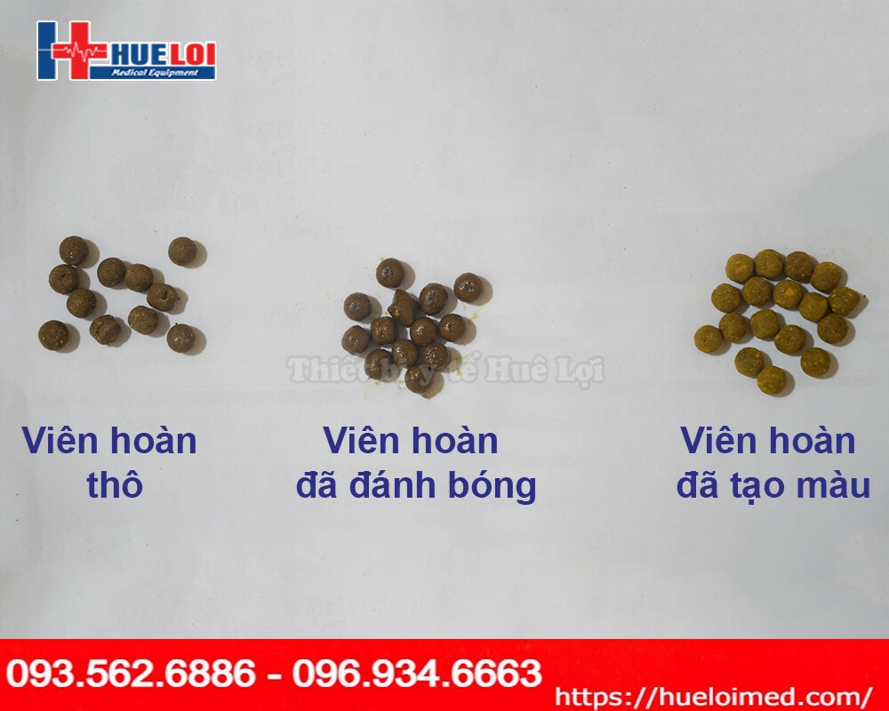 Máy bao viên đánh bóng viên thuốc đông y