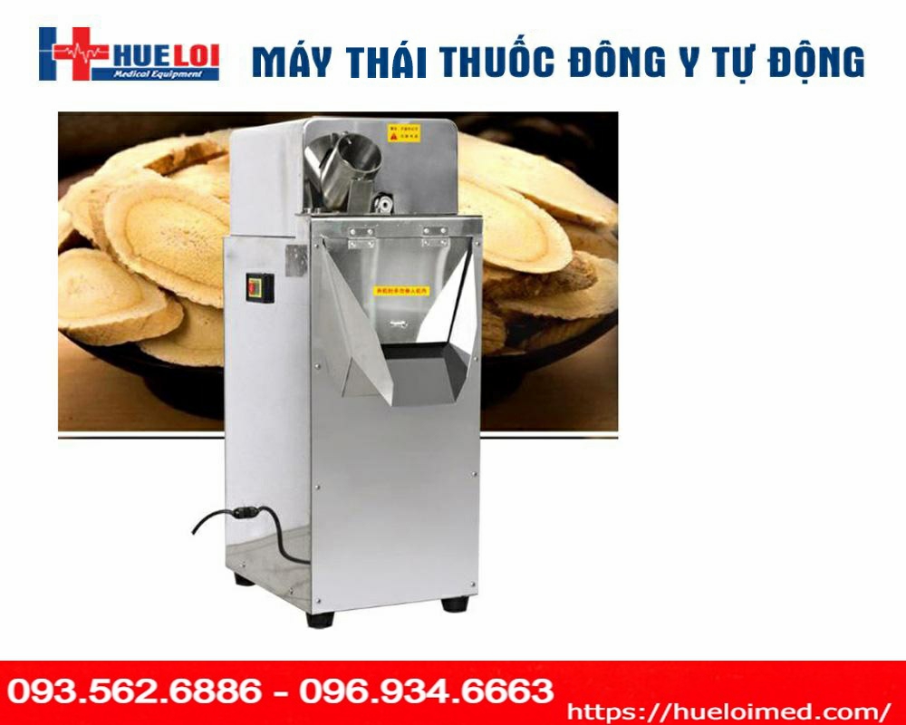 Máy thái nguyên liệu thuốc tự động