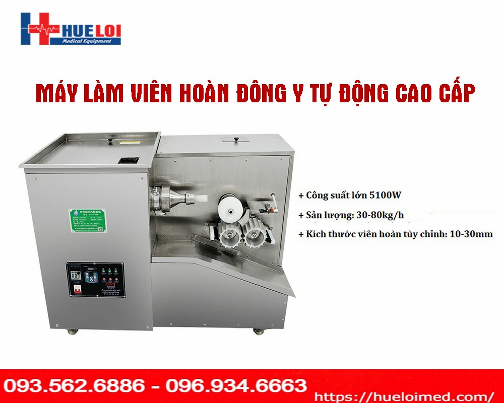 Máy làm viên hoàn đông y cao cấp công suất lớn