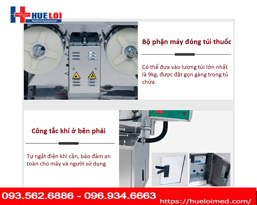  Máy sắc thuốc đóng gói tự động loại 3 nồi sắc