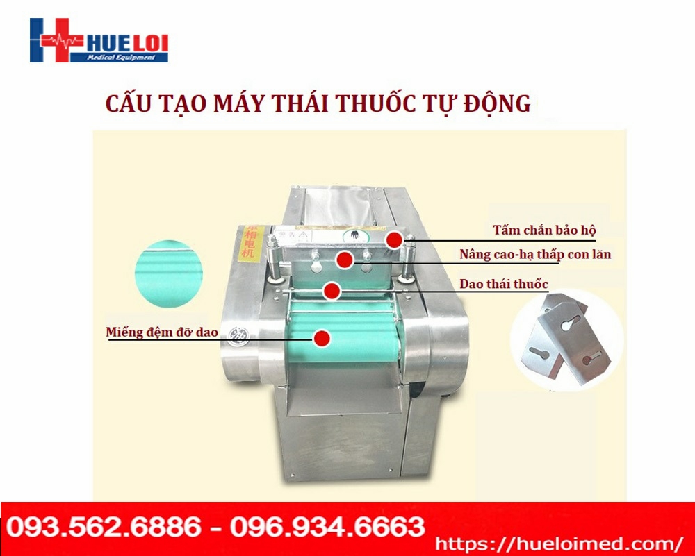 Máy thái thuốc đông y tự động