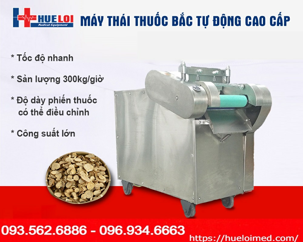 Máy thái thuốc đông y tự động cao cấp