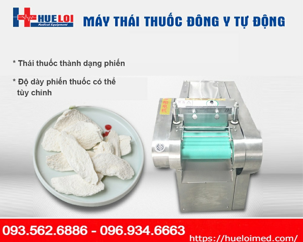 Máy thái thuốc đông y tự động cao cấp