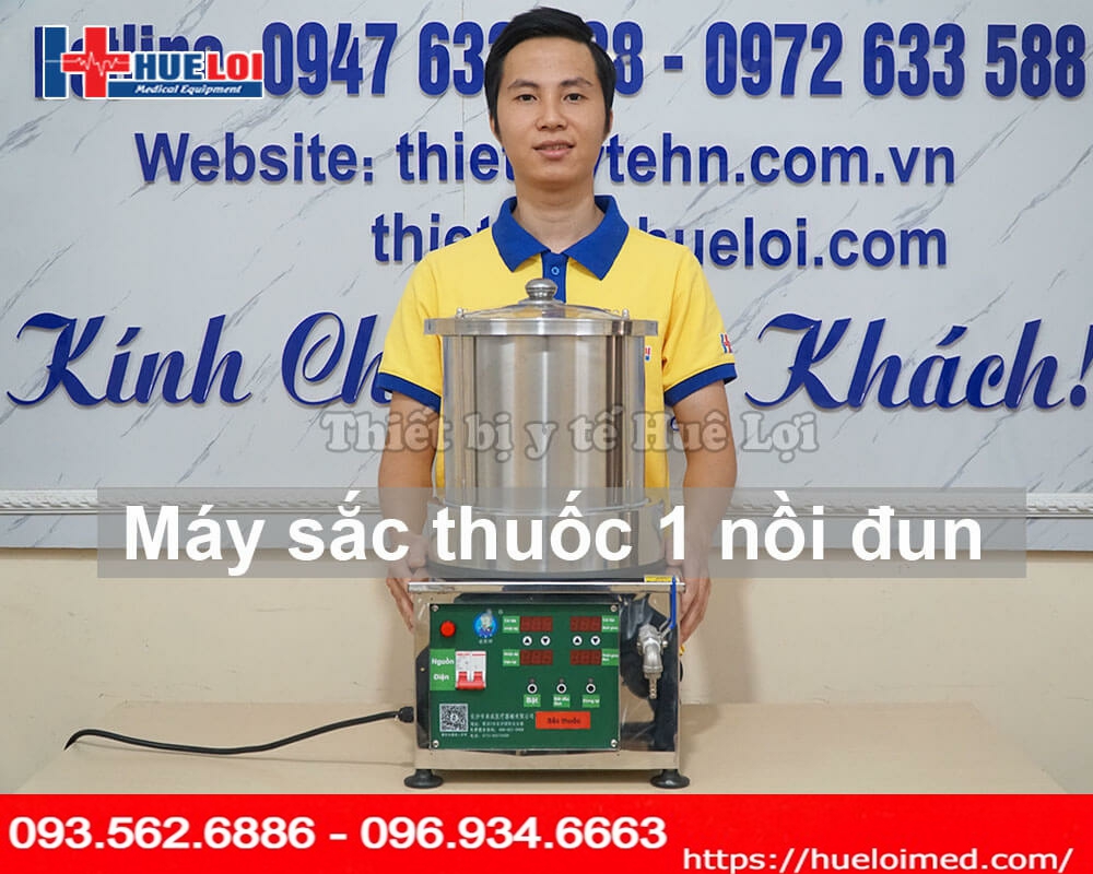 Máy sắc thuốc tự động loại 1 nồi đun