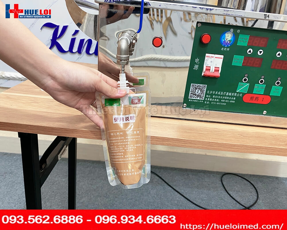 sắc thuốc mini loại 2 nồi nấu