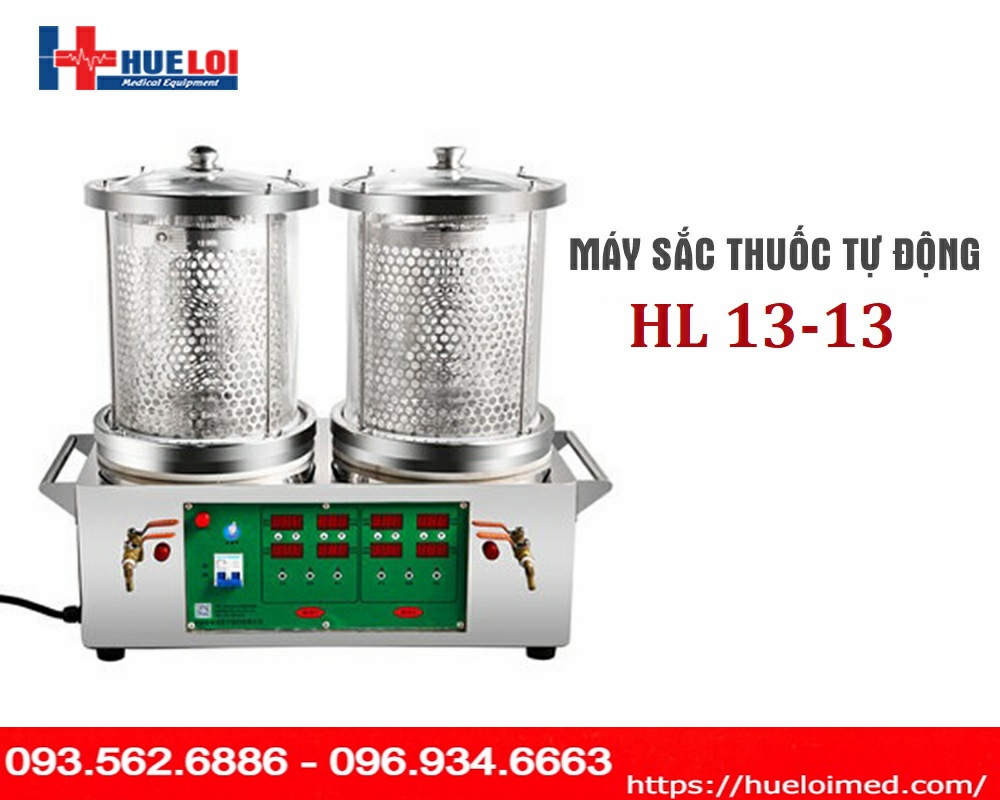 Máy sắc thuốc mini loại 2 nồi đun