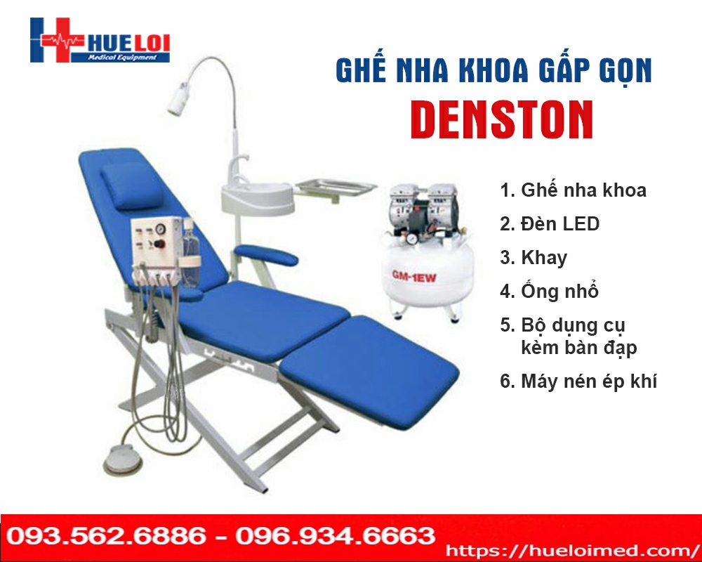 Ghế nha khoa gấp gọn DENSTON