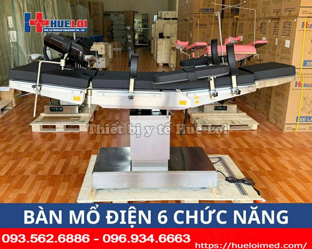 Bàn mổ điện 6 chức năng