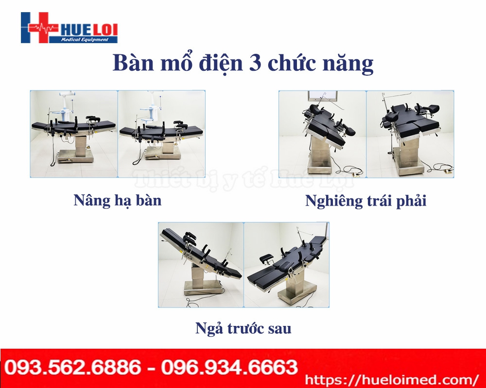 Bàn mổ bằng điện đa năng cao cấp