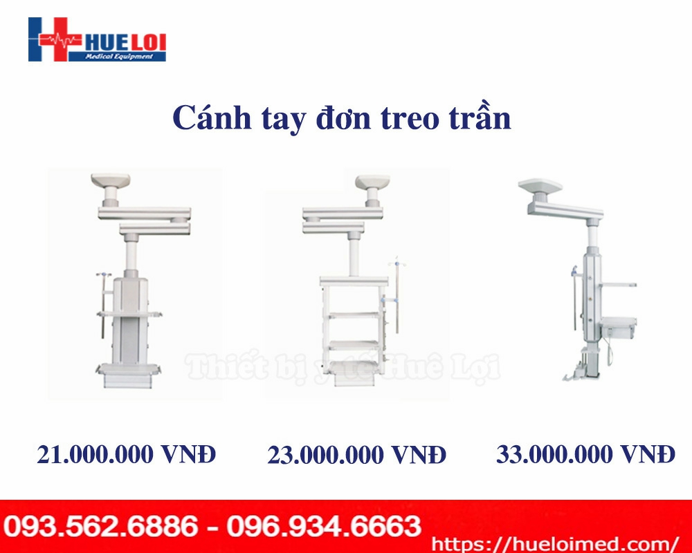 Hệ thống cánh tay đơn treo trần