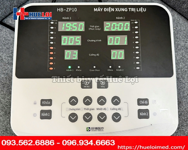 Máy Điện Xung Trung Tần HB-ZP10