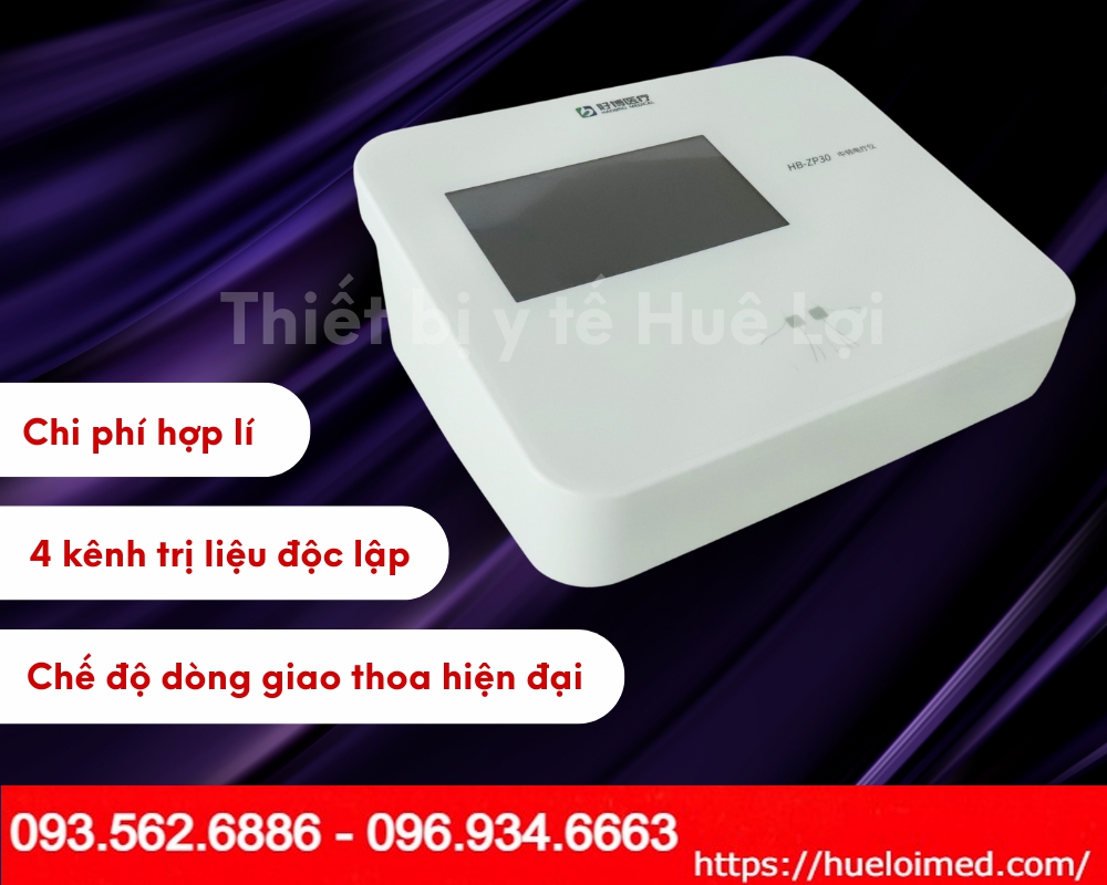 Máy điện xung trung tần sóng giao thoa