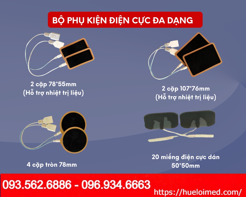 Máy điện xung trung tần sóng giao thoa