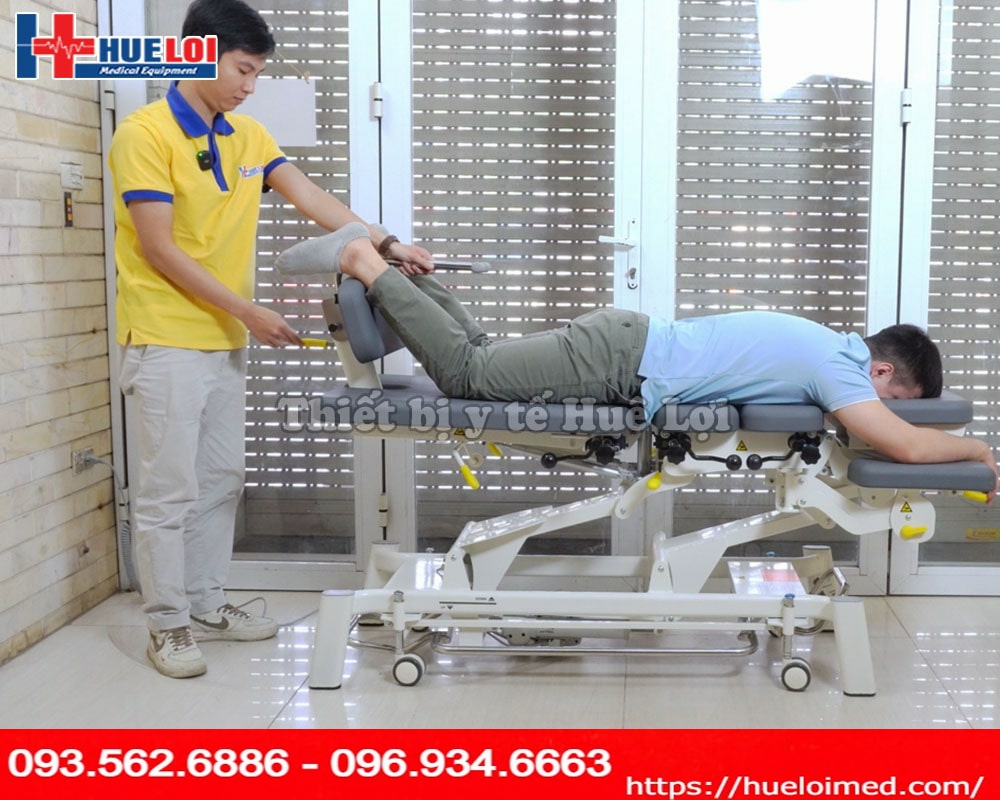 Giường Chiropractic nắn chỉnh cột sống