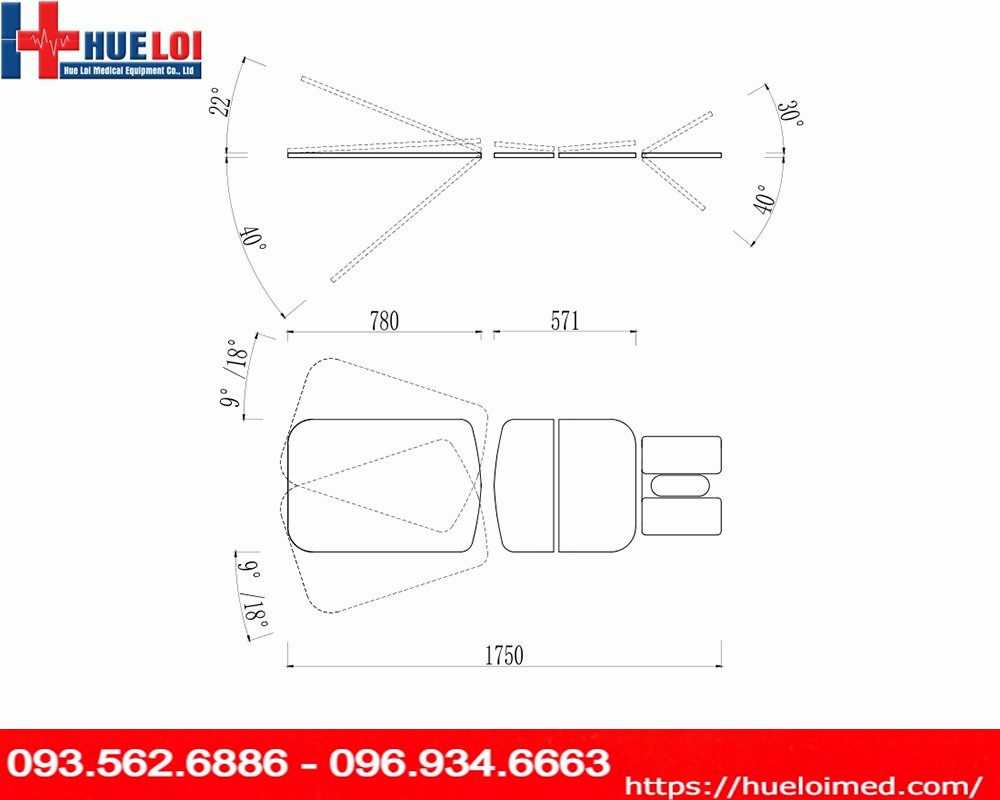 Giường trị liệu cột sống kiểu mỹ