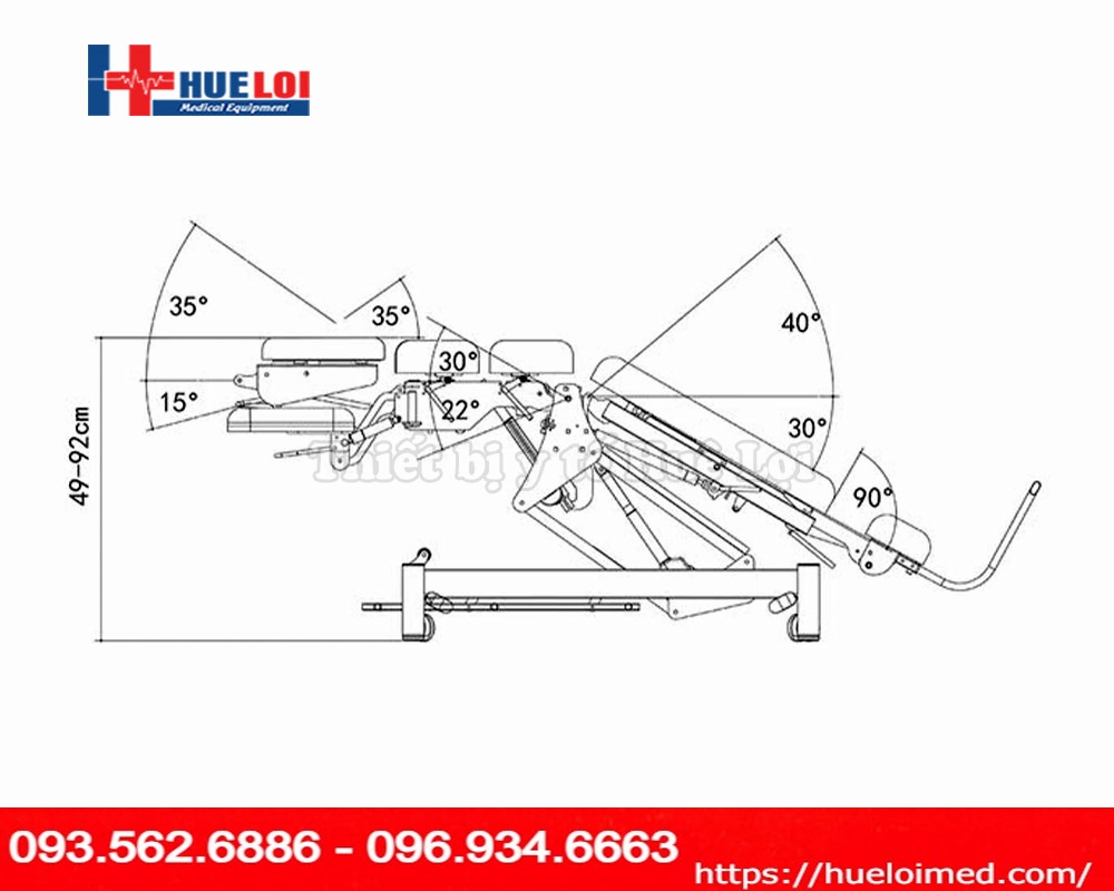 Giường tác động cột sống toàn thân EL07 - Coinfycare