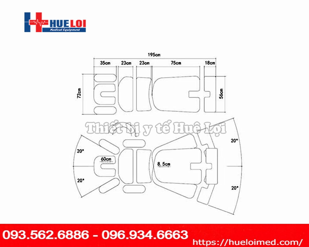 Giường tác động cột sống toàn thân EL07 - Coinfycare