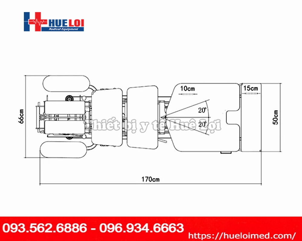 giường tác động cột sống toàn thân EL07B