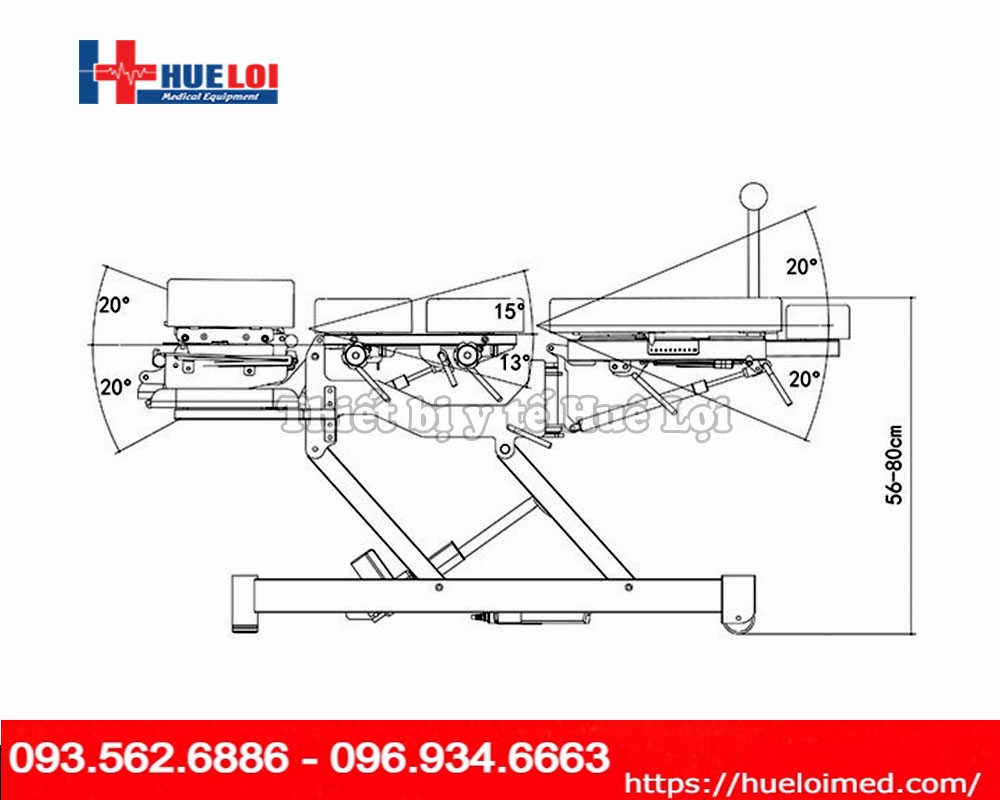 giường tác động cột sống toàn thân EL07B