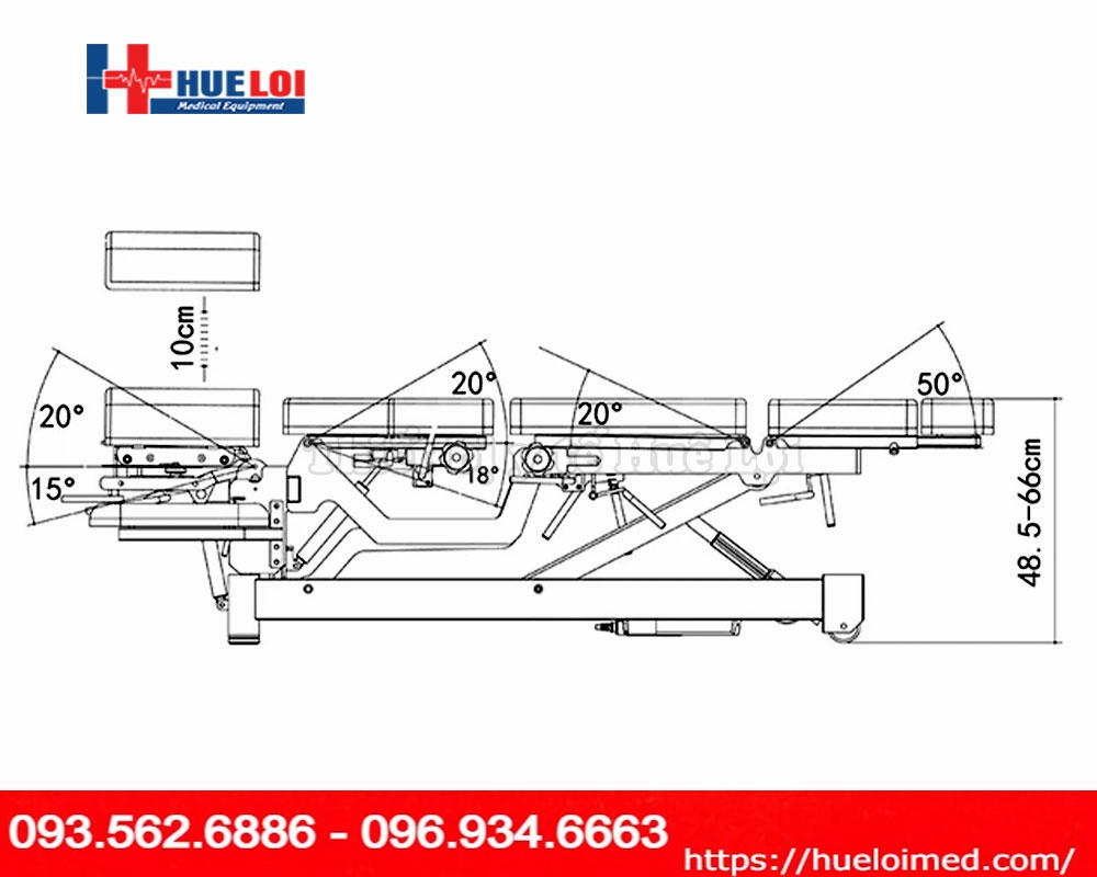 Giường nắn chỉnh cột sống toàn tân EL08B