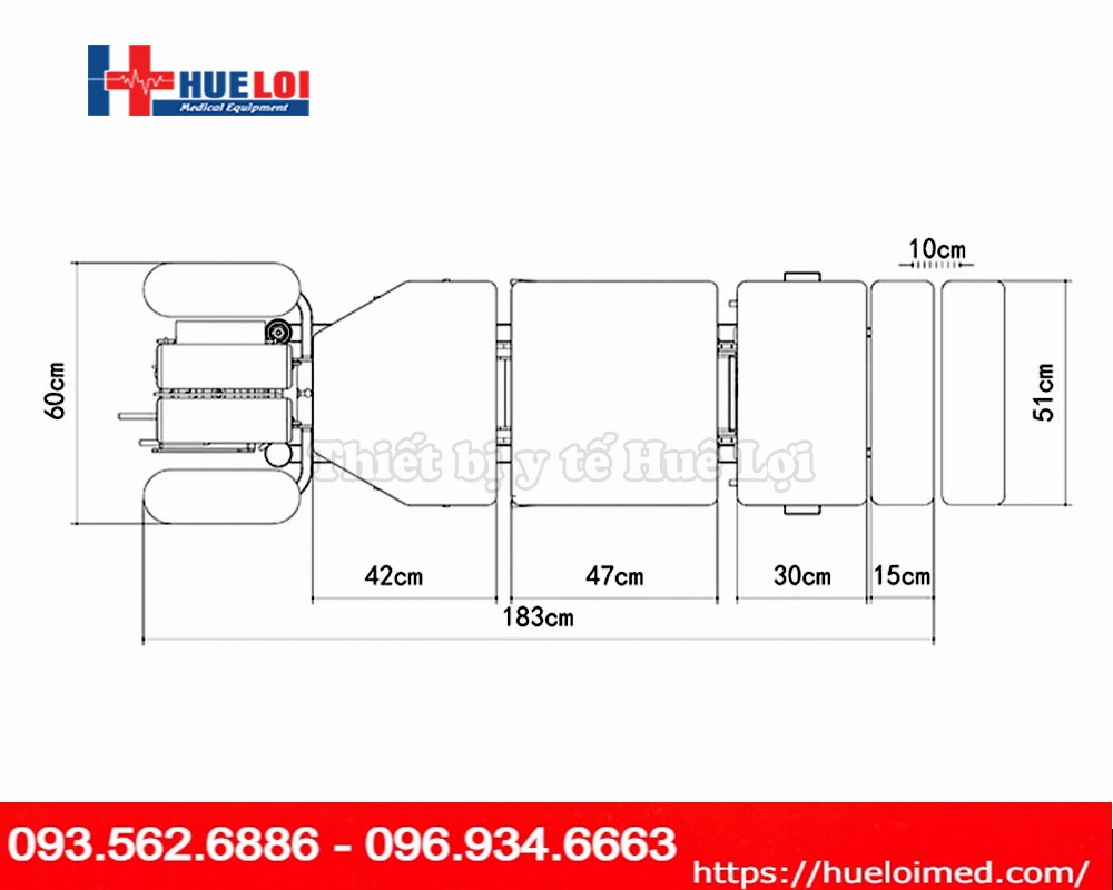 Giường nắn chỉnh cột sống toàn tân EL08B