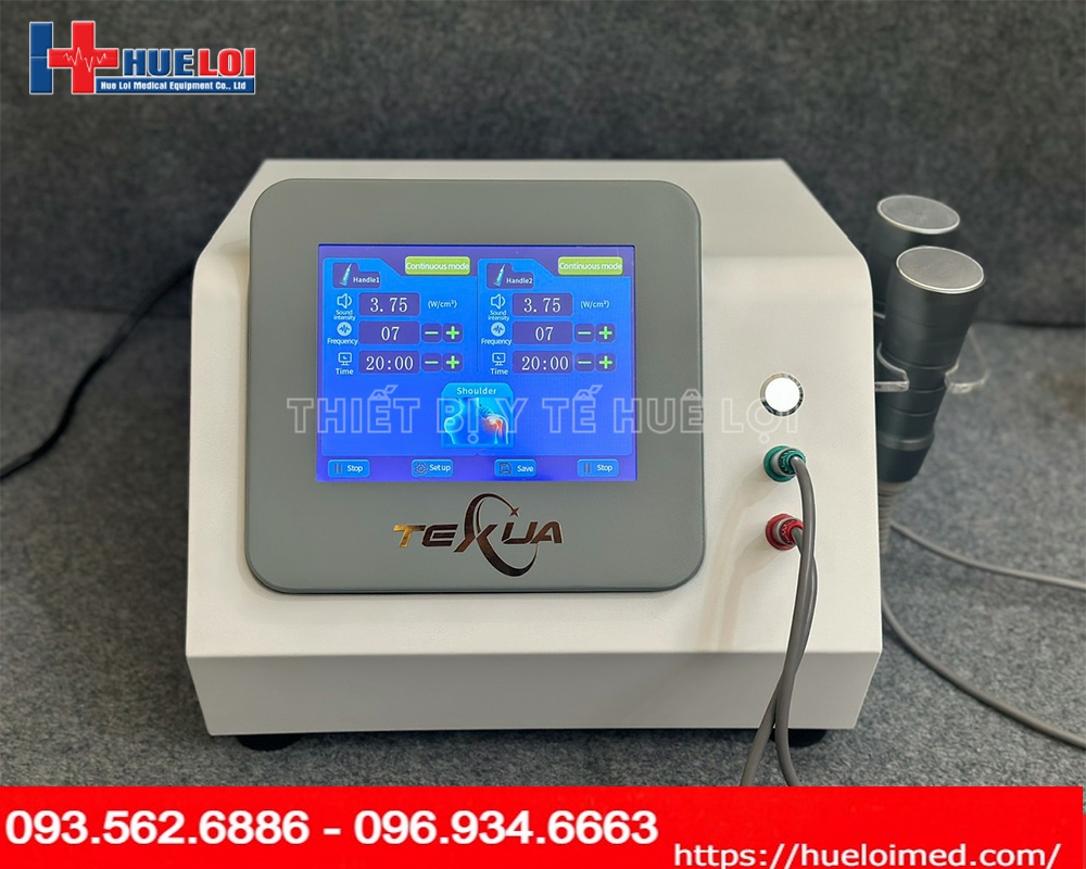Máy siêu âm trị liệu 02 đầu dò Texua