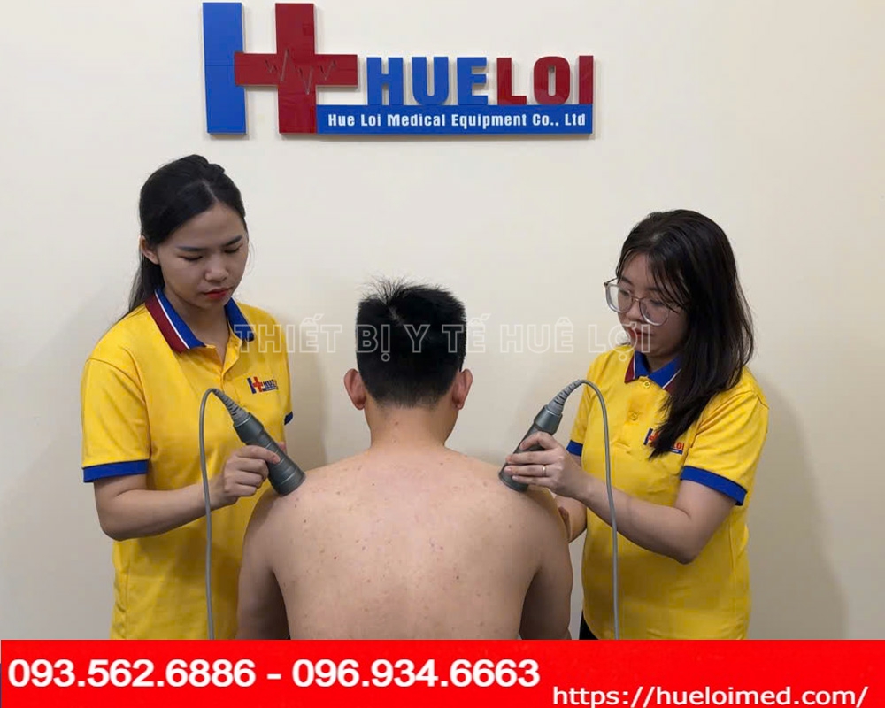 Máy siêu âm trị liệu 02 đầu dò Texua