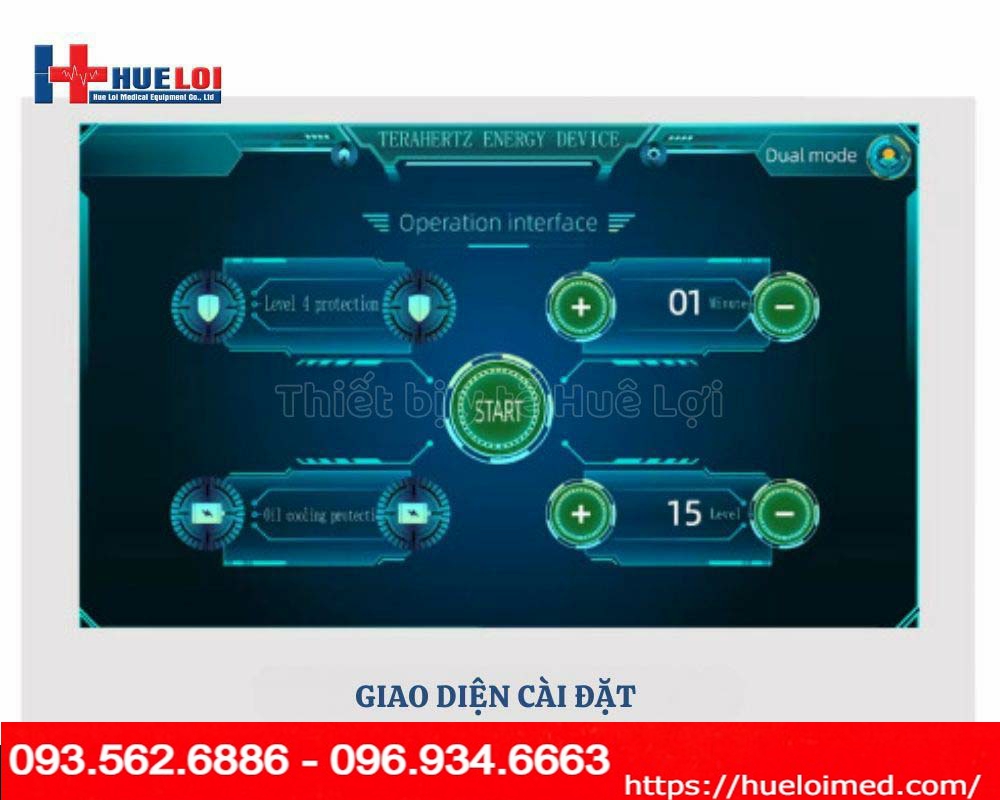 Máy trị liệu bằng sóng terahertz công suất cao