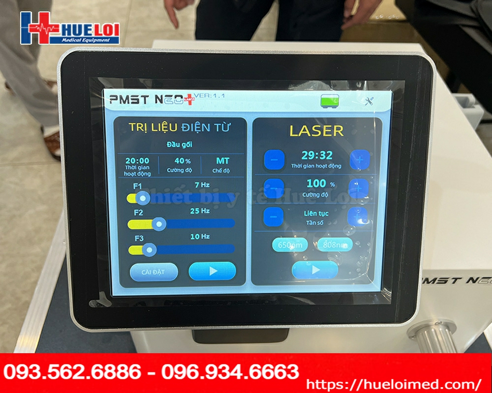 Máy từ trường siêu dẫn kết hợp laser lạnh PMST 4 NEO +