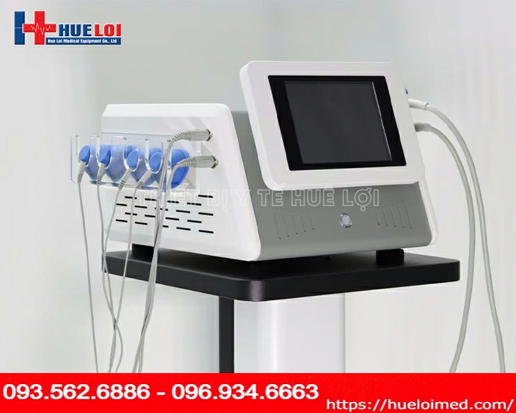 Máy xung kích kết hợp điện xung trị liệu