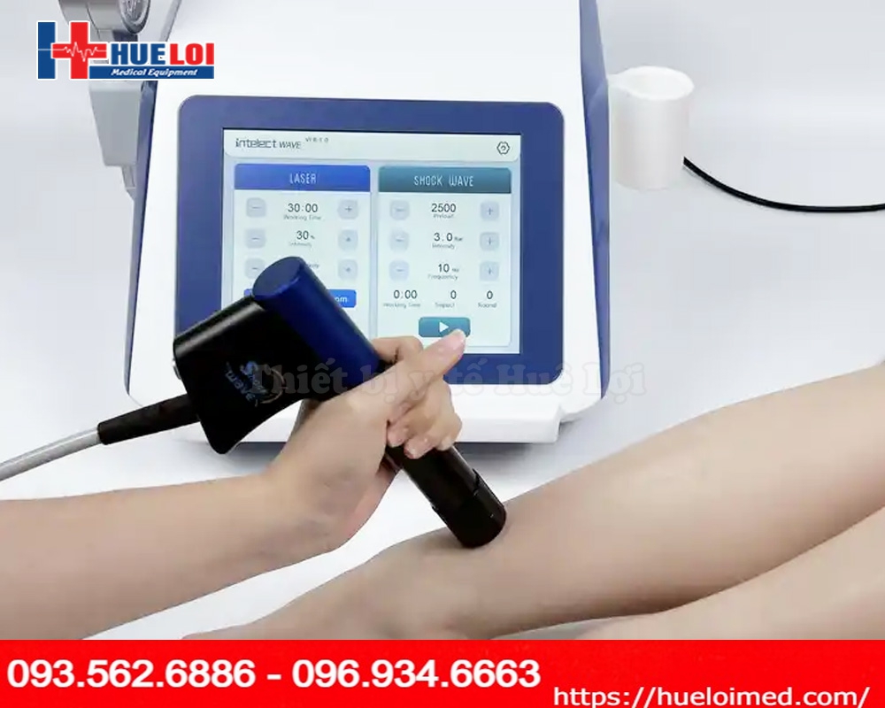 Máy Laser trị liệu kết hợp sóng xung kích