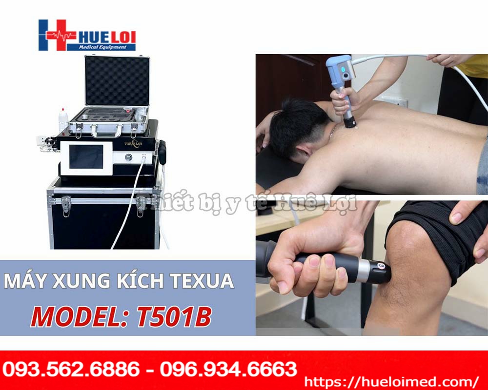 máy xung kích trị liệu texua