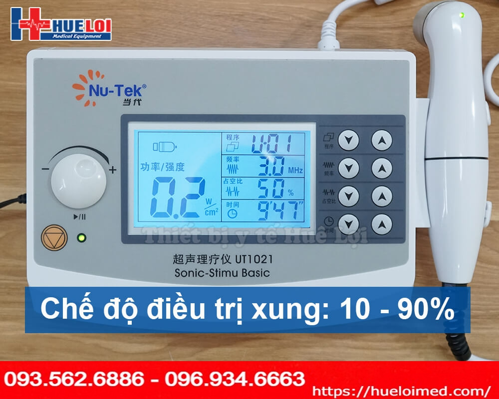 Máy siêu âm trị liệu cao cấp Nu-tek UT1021