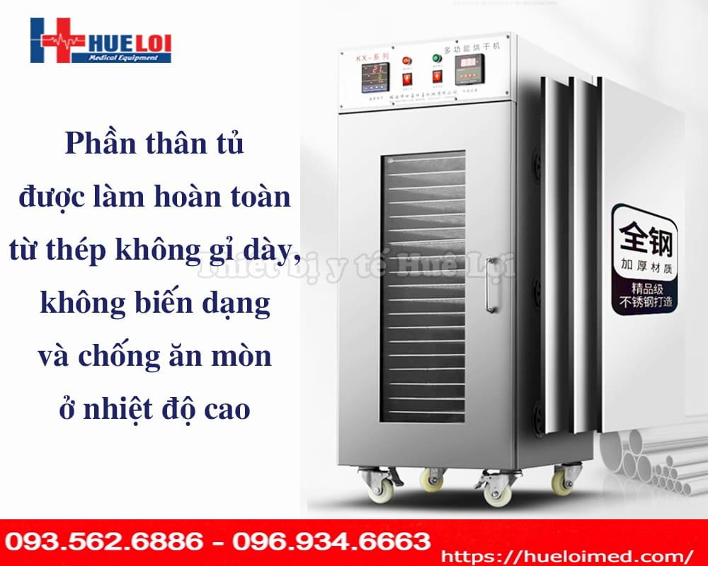 tủ sấy dược liệu