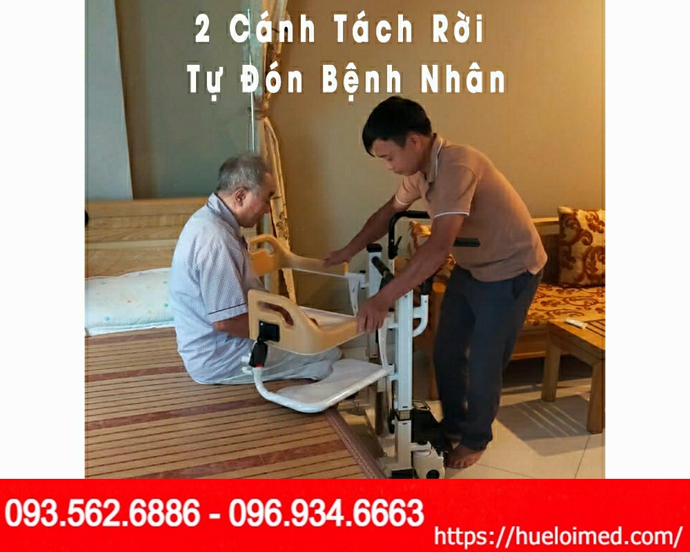 xe lăn đa năng hai mảnh ghép