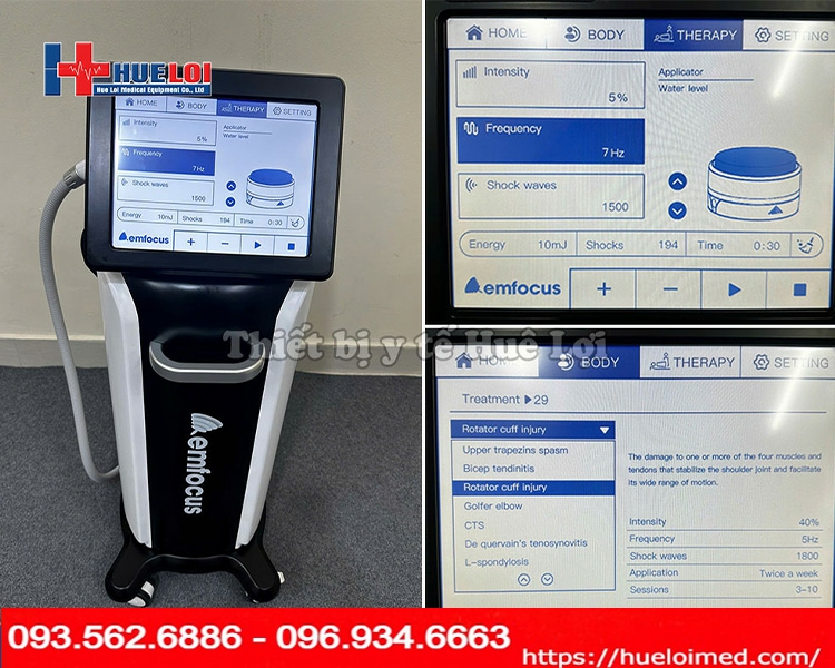 máy xung kích trị liệu EMFOCUS